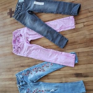 Girls jeans lot size 8